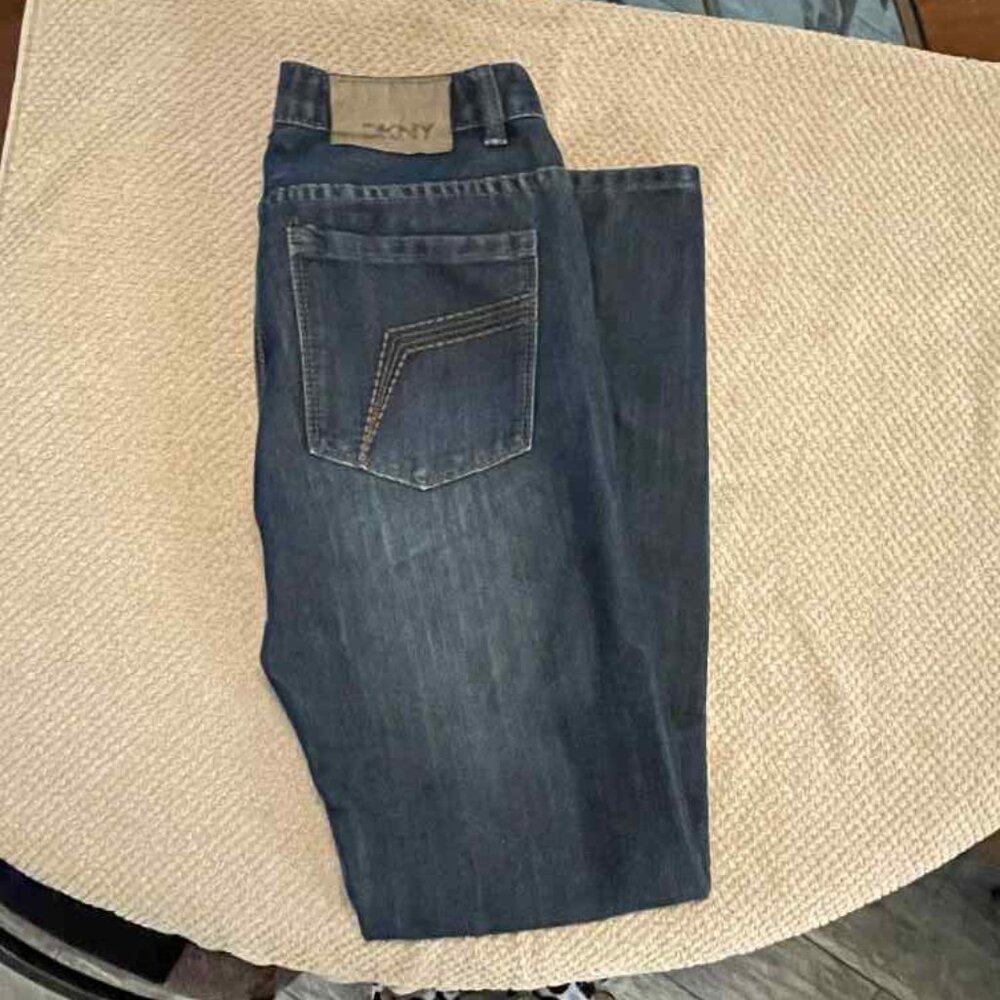 Junior size DKNY Indigo Wide Leg Pants